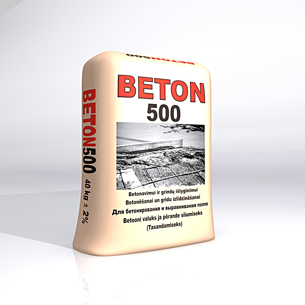 BETON500 Sausais betons