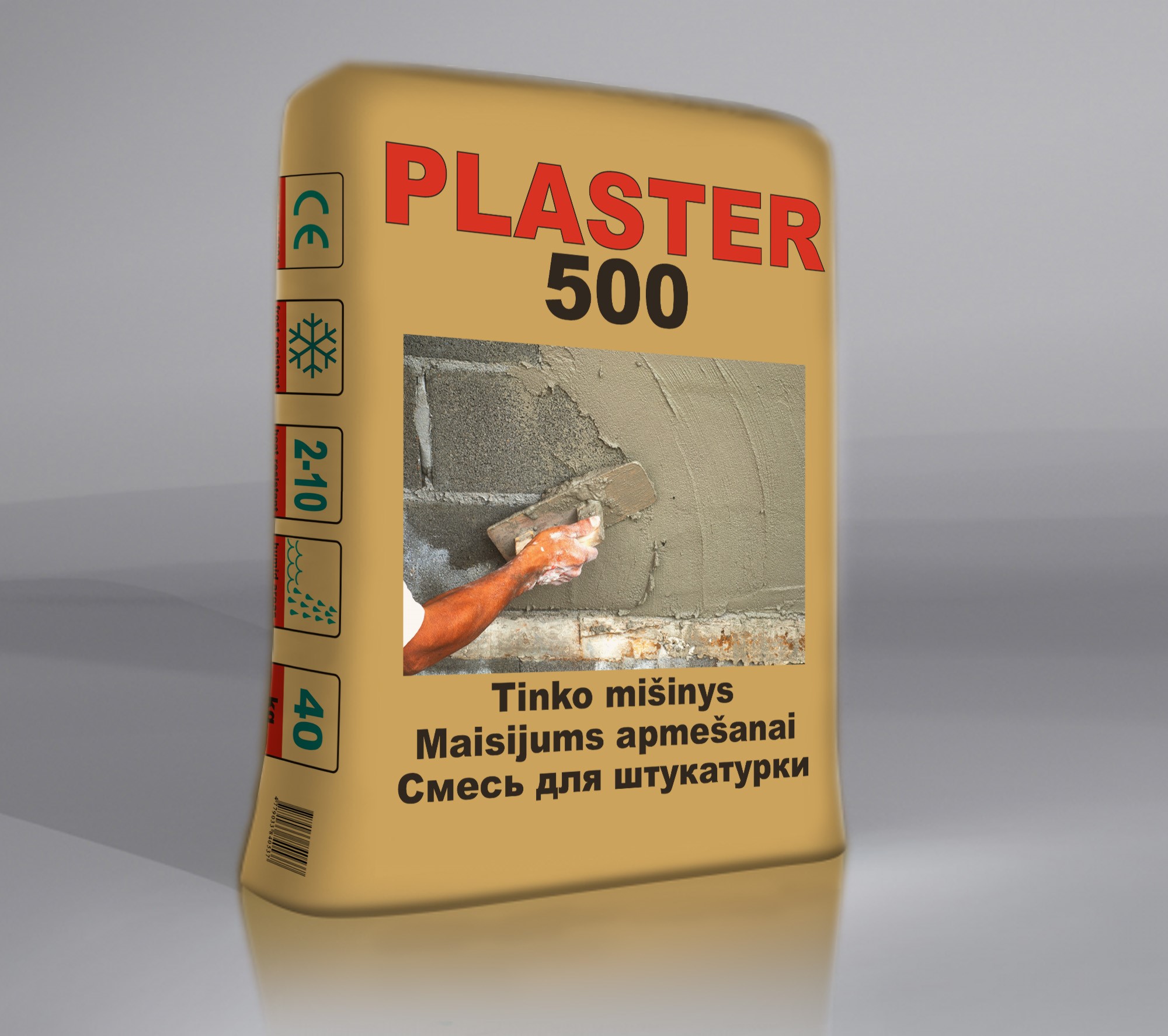 PLASTER500 Biezkārtainais apmetuma maisījums
