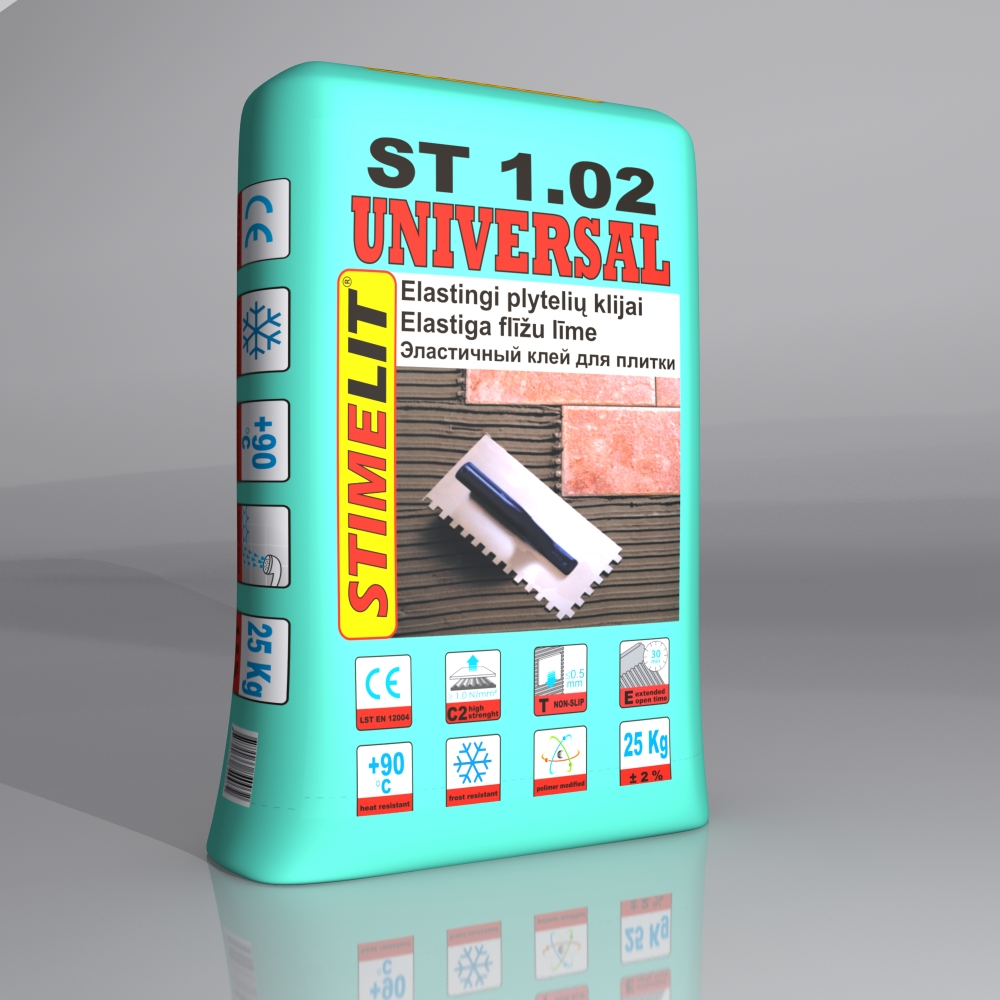 ST1.02 UNIVERSAL Эластичный клей для плитки