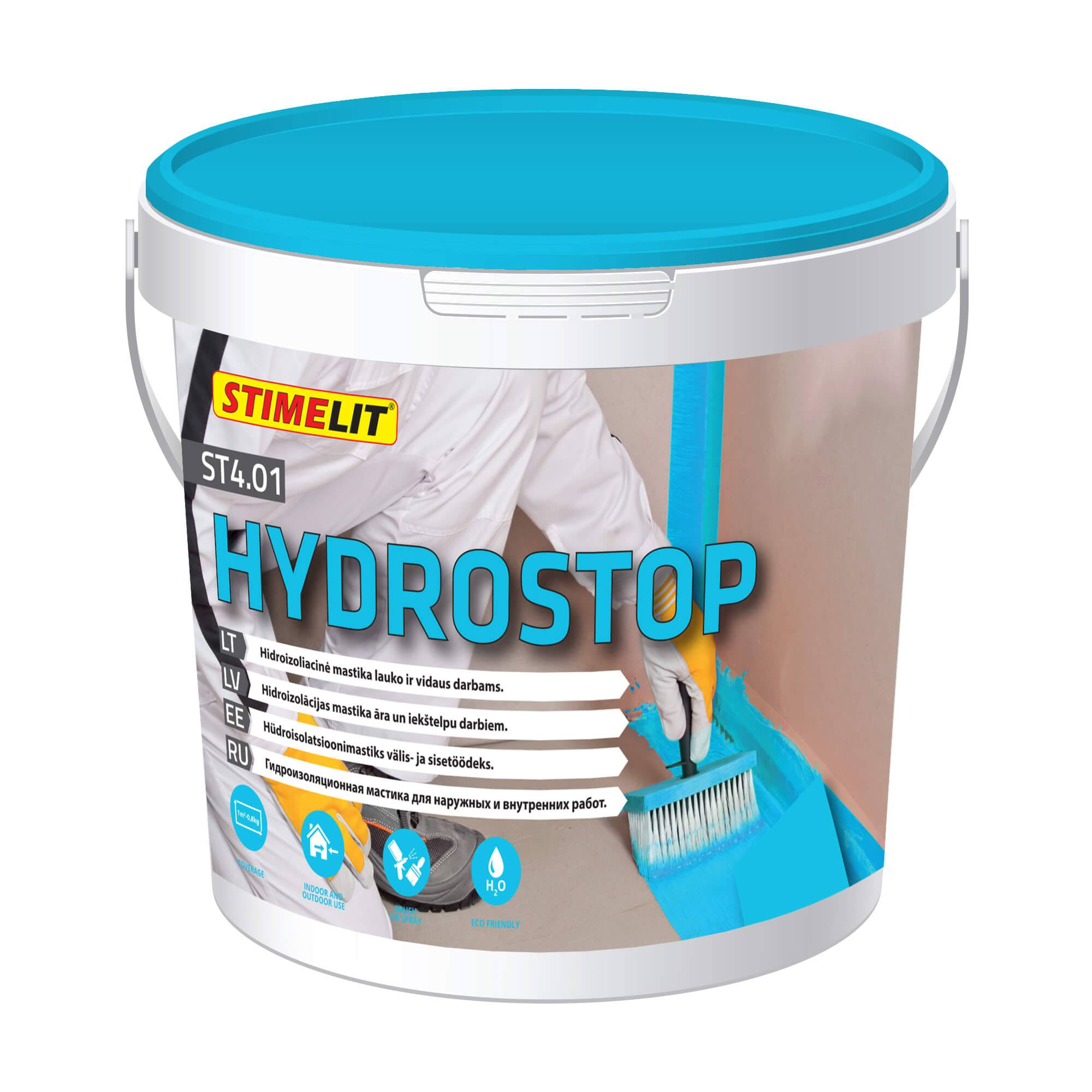 ST4.01 HYDROSTOP Гидроизоляционная мастика для наружных и внутренних работ
